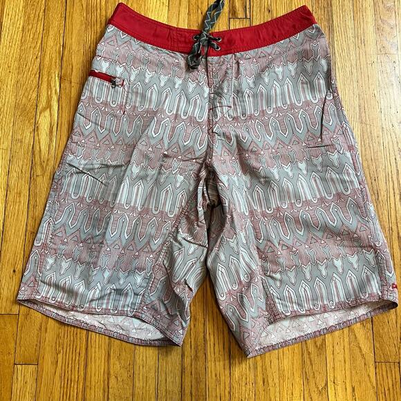 Patagonia Other - Patagonia Shorts Mens 30 Swim Trunks Aztec Red  11” inseam